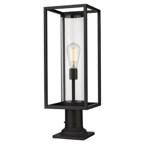 Z-Lite Dunbroch Black Post Light by Z-Lite 584PHMR-533PM-BK