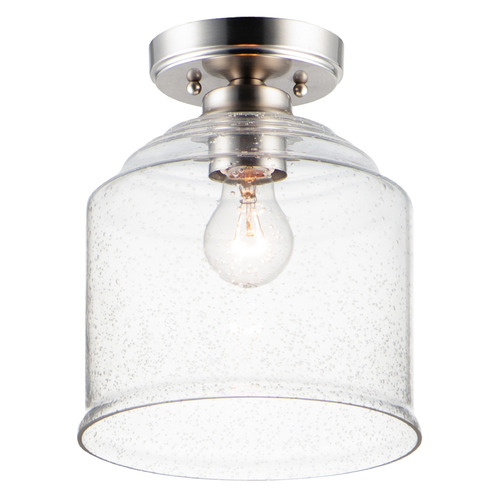 Maxim Lighting Acadia Satin Nickel Semi-Flushmount Light
