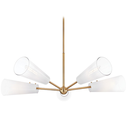 Troy Lighting Camarillo Patina Brass LED Chandelier