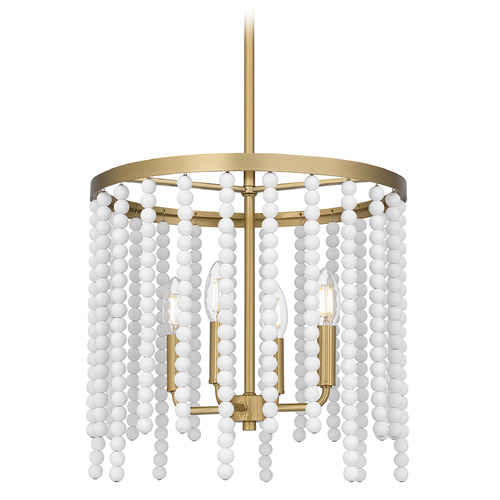 Quoizel Lighting Quoizel Lighting Apelle Aged Brass Pendant Light APE2816AB