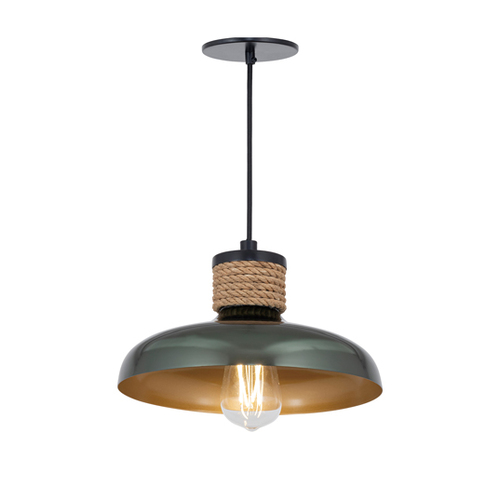 Bingham 9.75-Inch Mini Pendant in June Bug by Maxim Lighting