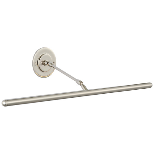 Matos Polished Nickel Small Semi-Flush Mount Light