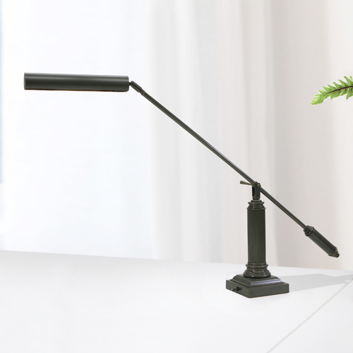 Piano Lamp in Mahogany Bronze by House of Troy Lighting