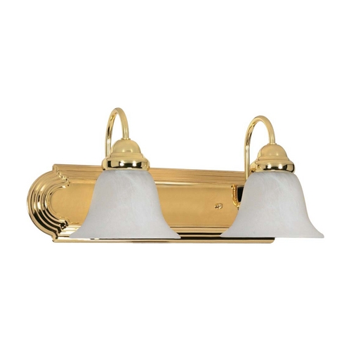 Bathroom Light in Polished Brass by Nuvo Lighting