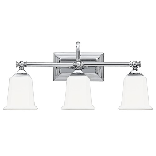 Quoizel Lighting Nicholas 22-Inch Wide Vanity Light in Chrome by Quoizel Lighting NL8603C