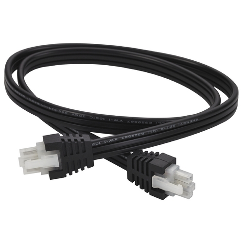 Black 24-Inch Interconnect Cable for Recesso Under Cabinet Light