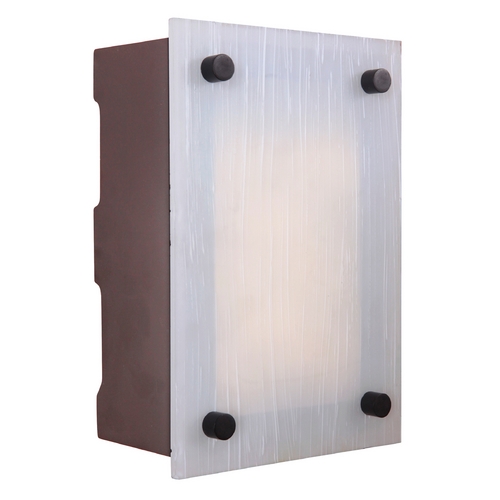 Craftmade Lighting Rectangular Lighted LED Chime in Aged Iron by Craftmade Lighting ICH1605-AI