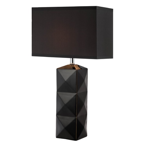 Lite Source Lighting Lite Source Robena Black Table Lamp with Rectangle Shade LSF-22239BLK