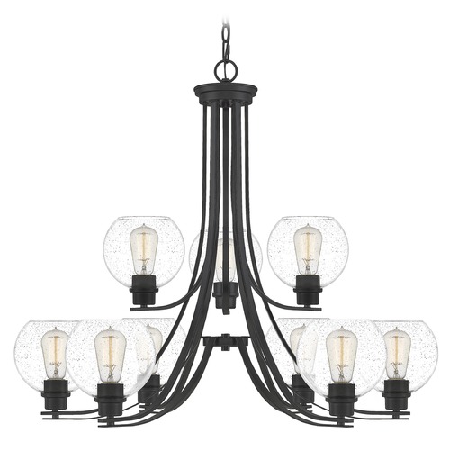 Quoizel Lighting Pruitt Matte Black Chandelier by Quoizel Lighting PRUS5034MBK