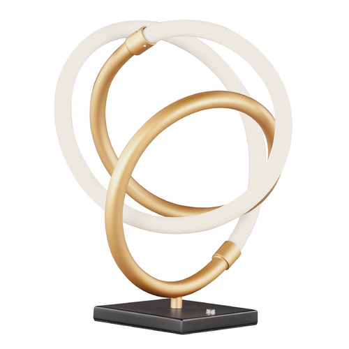 ET2 Lighting Mobius LED Table Lamp in Black & Gold by ET2 Lighting E25090-01BKGLD