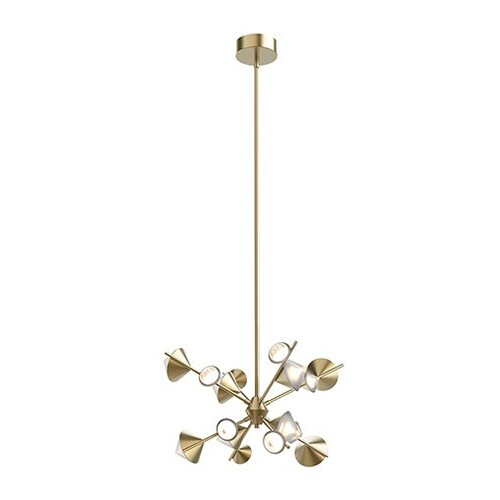 Kuzco Lighting Geode 25-Inch LED Pendant in Brushed Gold by Kuzco Lighting CH50825-BG