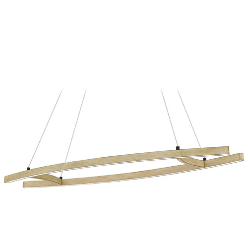 Quoizel Lighting Soma LED Linear Light in Whitewashed Walnut by Quoizel Lighting PCSMA140WA