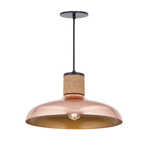 Bingham 17-Inch Pendant in Copper by Maxim Lighting