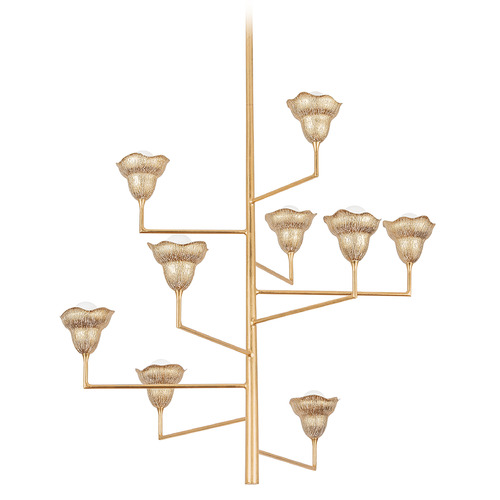 Hudson Valley Lighting Alora Vintage Gold Leaf/gilded Ivory Chandelier