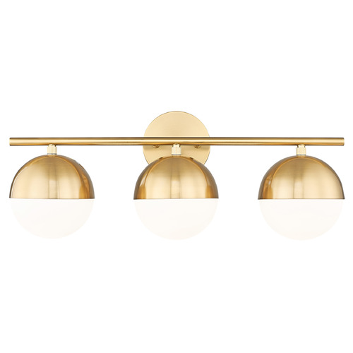 Z-Lite Realm Sphere Modern Gold Bathroom Light