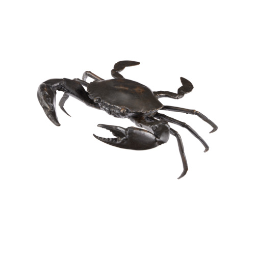 10.75-Inch Wide Crab in Dark Brown by Currey & Company