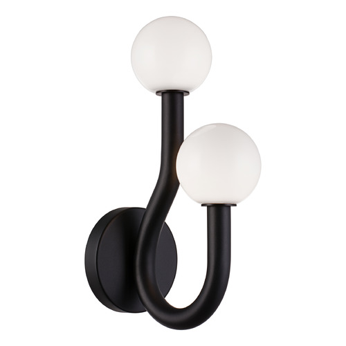 Matteo Lighting Joelle Matte Black LED Sconce