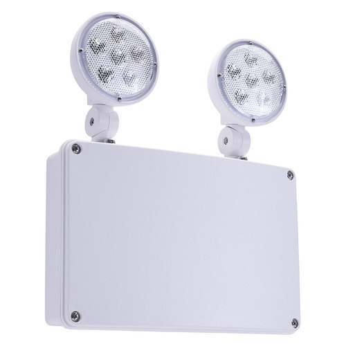 Satco Lighting White LED Exit & Emergency Sign