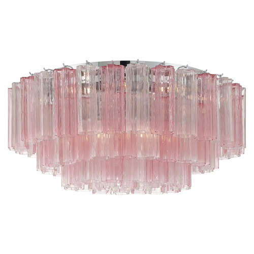 Crystorama Lighting Addis Polished Chrome Flushmount Light