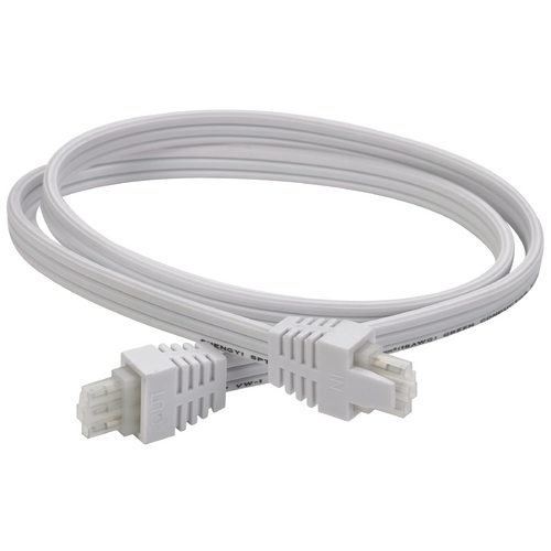 White 24-Inch Interconnect Cable for Recesso Under Cabinet Light