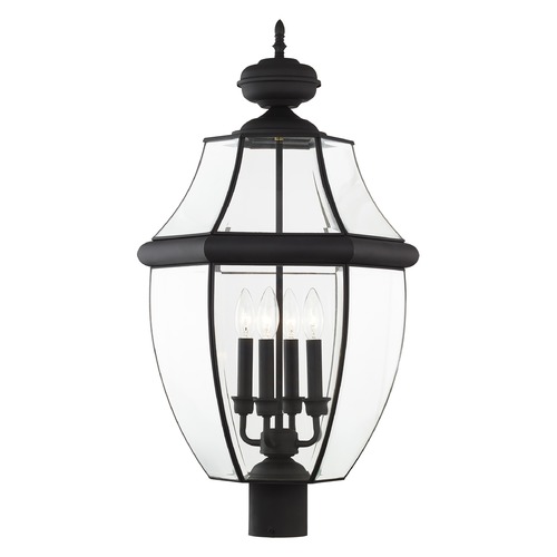 Livex Lighting Livex Lighting Monterey Black Post Light 2358-04