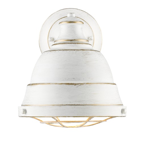 Bartlett French White Sconce by Golden Lighting