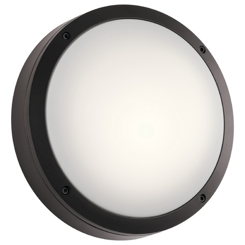 Textured Architectural Bronze LED Outdoor Wall Light by Kichler Lighting