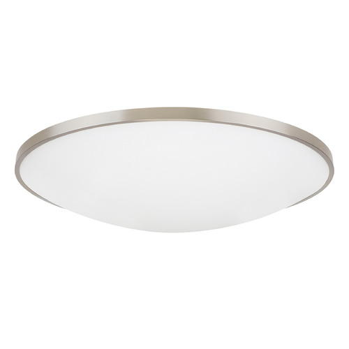 Sean Lavin Vance 24-Inch 3000K LED Flush Mount in Nickel by Visual Comfort Modern