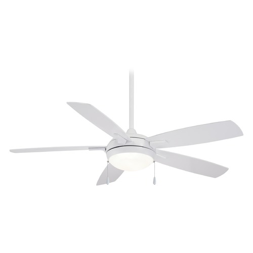 Minka Aire Lun-Aire 54-Inch LED Fan in White by Minka Aire F534L-WH