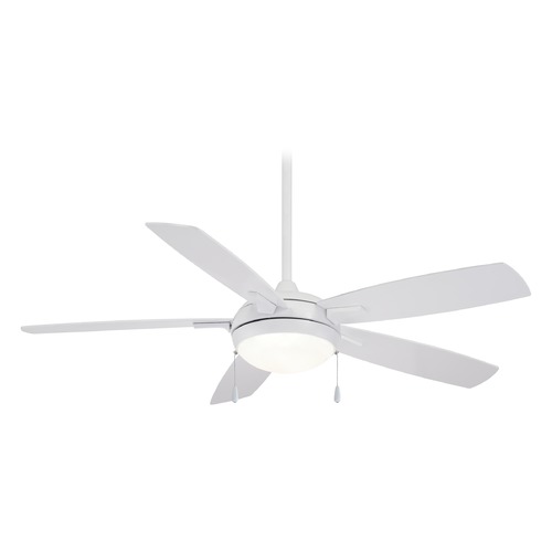 Lun-Aire 54-Inch LED Fan in White by Minka Aire