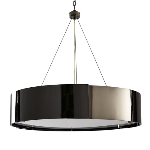 Dante Medium Chandelier in Black Nickel by Arteriors Home