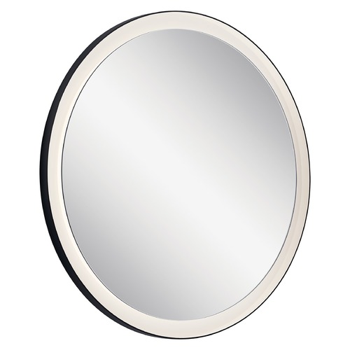 Elan Lighting Ryame 31.50-Inch LED Lighted Mirror in Matte Black by Elan Lighting 84169