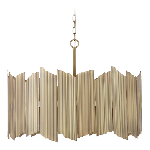 Xavier 27-Inch Pendant in Aged Brass by Capital Lighting
