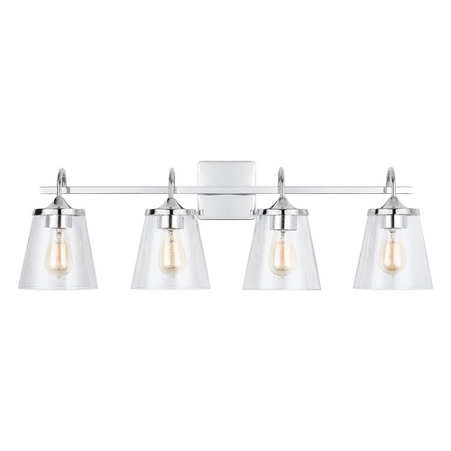 Jayne 33.25-Inch Vanity Light in Chrome by Capital Lighting