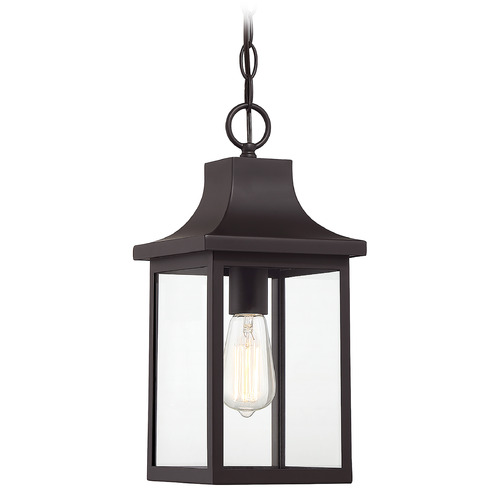 Meridian 15.25-Inch Exterior Hanging Lantern in Oil Rubbed Bronze by Meridian M50052ORB