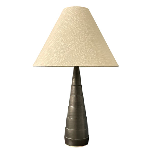 House Of Troy Scatchard Black Matte Table Lamp with Coolie Shade