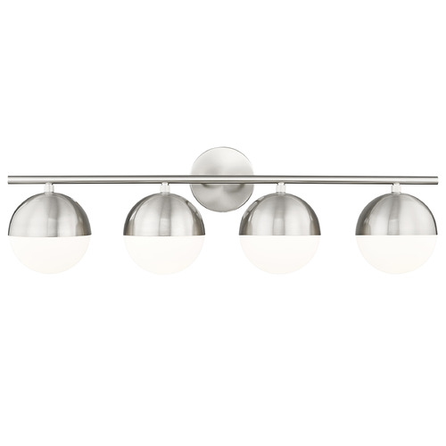 Z-Lite Realm Sphere Brushed Nickel Bathroom Light