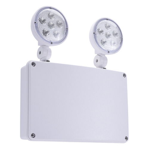 Satco Lighting White LED Exit & Emergency Sign