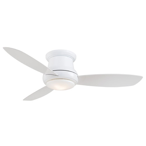 Minka Aire Concept II 44-Inch LED Hugger Fan in White by Minka Aire F518L-WH