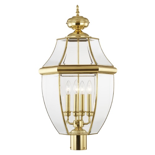 Livex Lighting Livex Lighting Monterey Polished Brass Post Light 2358-02