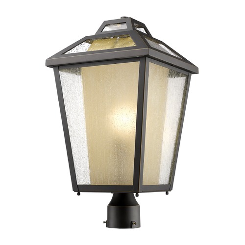 Memphis Outdoor Oil Rubbed Bronze Post Light by Z-Lite
