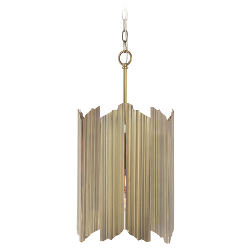 Capital Lighting Xavier 12-Inch Pendant in Aged Brass by Capital Lighting 333461AD