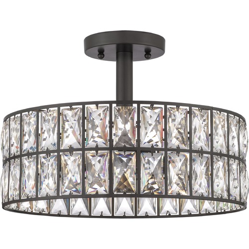 Quoizel Lighting Coffman Western Bronze Semi-Flush by Quoizel Lighting QF4046WT