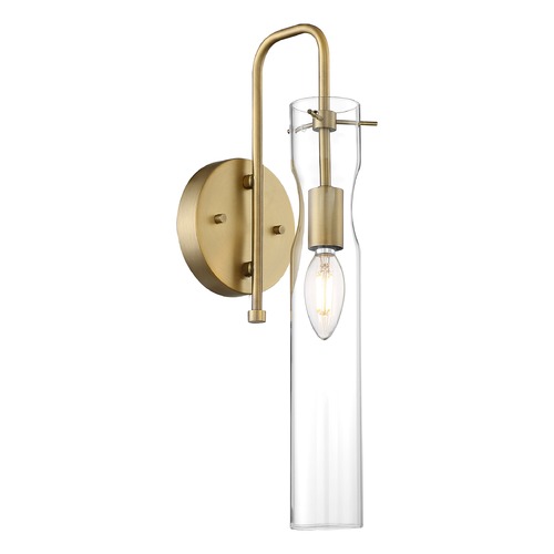 Spyglass Vintage Brass Sconce by Satco Lighting