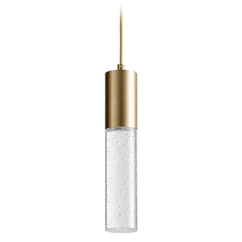 Oxygen Spirit 13-Inch LED Pendant in Aged Brass by Oxygen Lighting 3-69-40