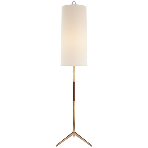 Visual Comfort Signature Collection Aerin Frankfort Floor Lamp in Antique Brass by Visual Comfort Signature ARN1001HABL