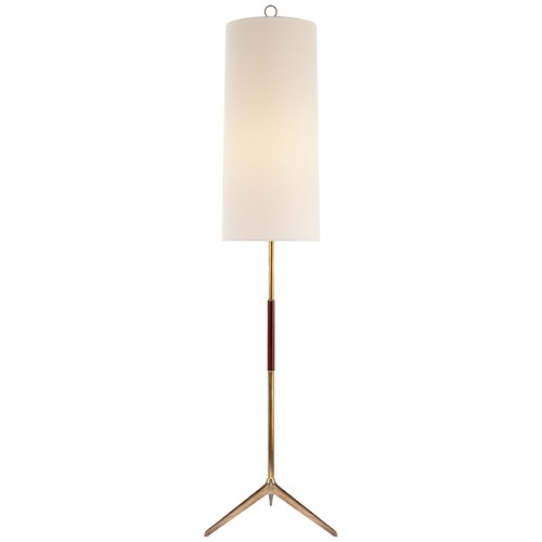 Aerin Frankfort Floor Lamp in Antique Brass by Visual Comfort Signature