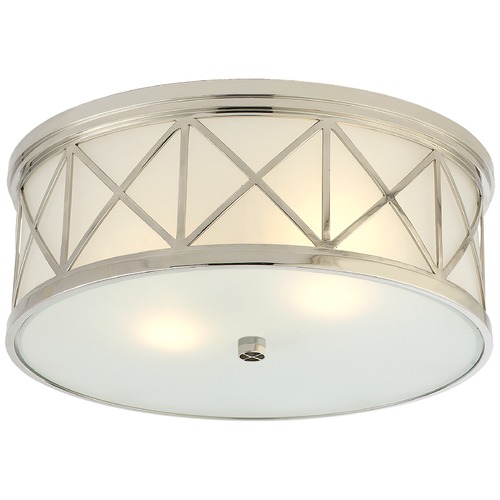 Suzanne Kasler Montpelier Flush Mount in Nickel by Visual Comfort Signature