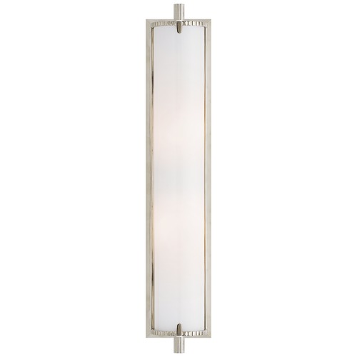 Visual Comfort Signature Collection Thomas OBrien Calliope Tall Bath Light in Nickel by Visual Comfort Signature TOB2185PNWG