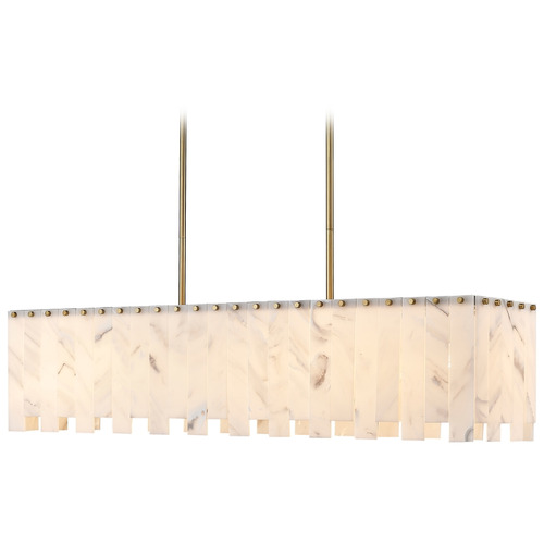 Z-Lite Viviana Rubbed Brass Linear Light by Z-Lite 345-49L-RB